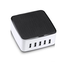 5V 8A 5 port charging station charger high speed desktop usb charger multi port cell phone travel charger 40w