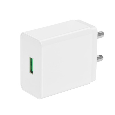 Indian Plug 18W BIS Approved QC3.0 single USB Wall Charger