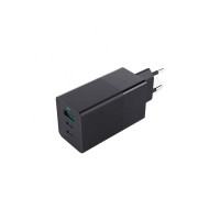 GaN Technology GaN adapter 65w QC 3.0 fast charger PD type-c for macbook/ tablet/ mobile wall quick charger for nitendo