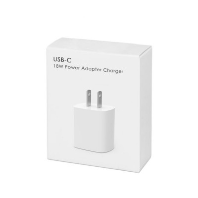 Original Type c charger US plug 18W fast charger PD USB C power adapter charger for iPhone 8 Plus X XS MAX 11 Pro