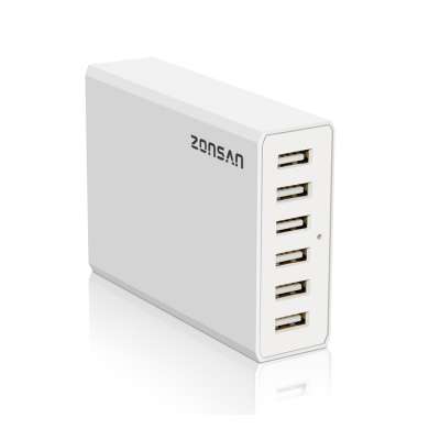 Best selling 40W 8A 5 ports multi usb charger,multiple use home charger, smart IC 5 port usb charger