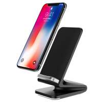 2020 Dual Coil 10W Fast Wireless Charger Qi Mobile Phone Quick Charging Stand OEM/ODM Manufacturer