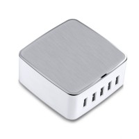 5V 8A pd 5 port usb 3a quick charger for multiple phones desktop travel charger ac multi charger for android tablet 40W