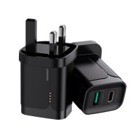 JOYROOM charger fast charger UK Plug adapter charger QC3.0 and PD quick charge for iphone