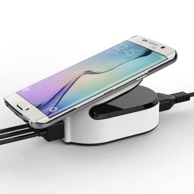 Fast charging wireless charger with usb charger mobile phone QC 3.0 wireless charger